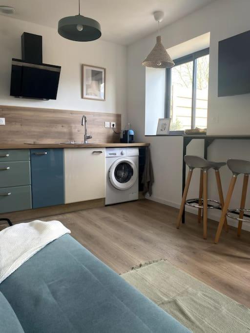 Entre Ville Et Campagne Appartement Cosy Avec Parking Et Terrasse Wood Coutiches Екстериор снимка